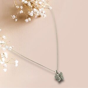 Park Lane Silver Butterfly Pendant Necklace